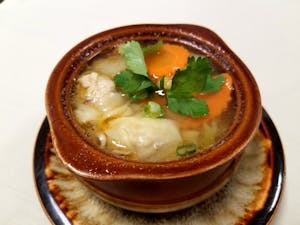 Order 14. Won Ton Soup food online from Siam Elephants Restaurant store, Elmira on bringmethat.com