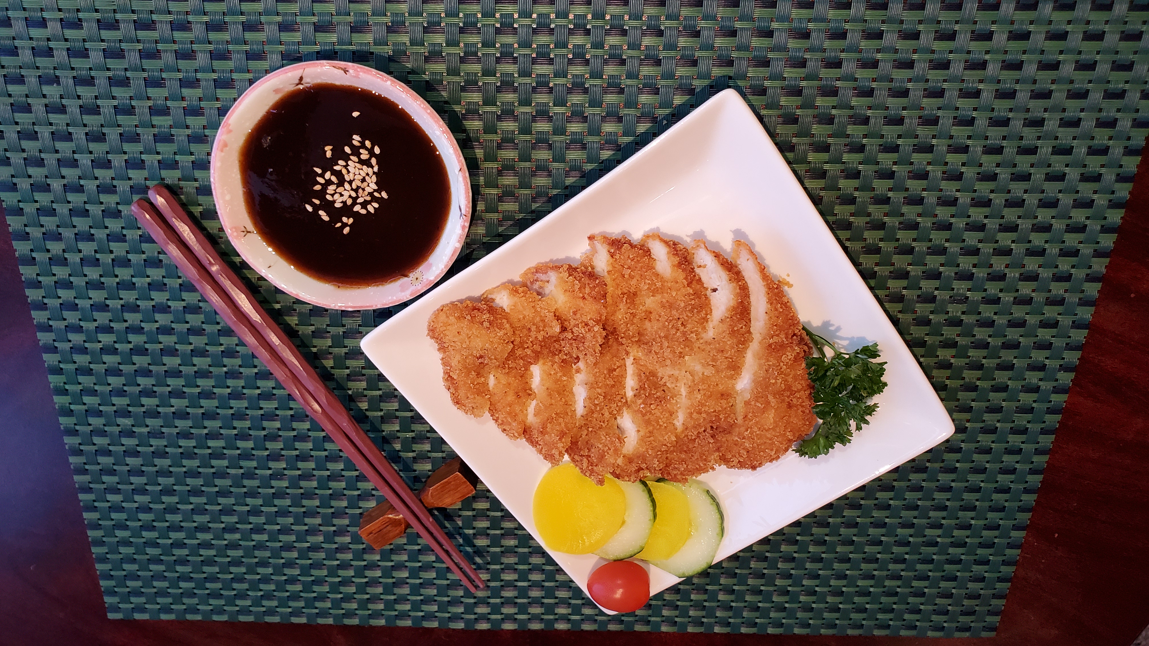 Order Chicken Katsu food online from Tsui Sushi Bar store, Seattle on bringmethat.com
