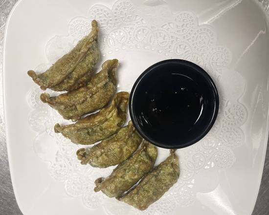 Order Vegetable Gyoza (6 pcs) food online from Rice Box store, Goodlettsville on bringmethat.com