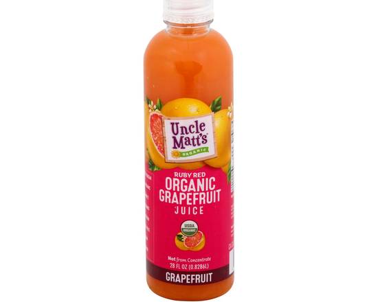 Order Uncle Matt's Organic Ruby Red  Grapefruit Juice (Not From Concentrate Flash Pasteurized) food online from Bel Clift Market store, SF on bringmethat.com