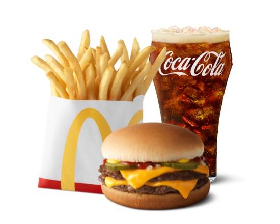 Order Double Cheeseburger - Small Meal food online from Mcdonald store, YOUNGSTOWN on bringmethat.com
