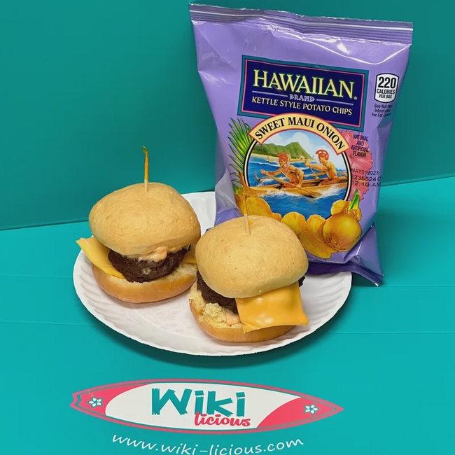 Order 2 sliders and Hawaiian chips food online from Wiki-Licious store, Anchorage on bringmethat.com