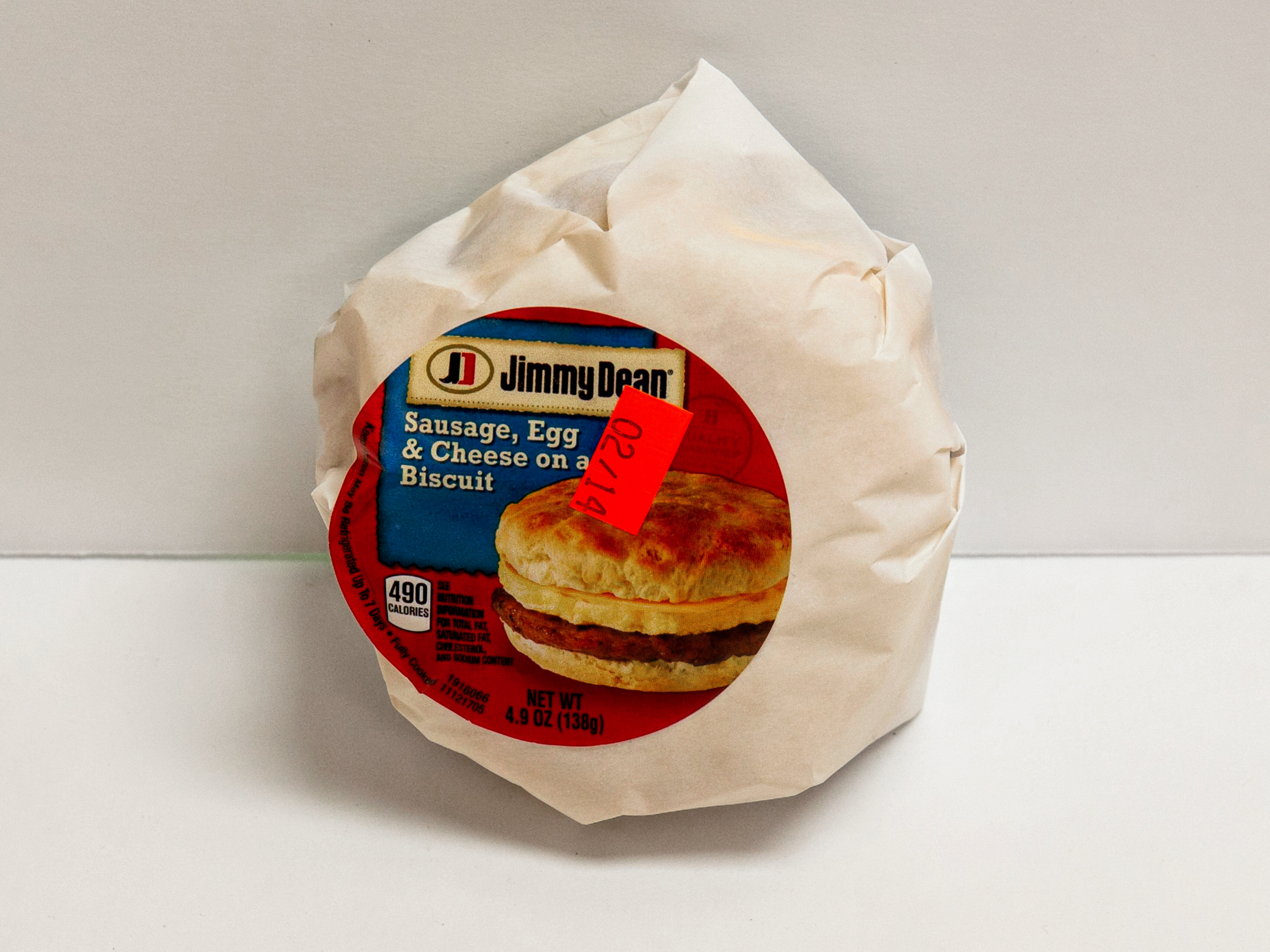 Order Jimmy Dean Sausage Egg Cheese Biscuit food online from Speedy's Convenience Store #1 store, Saint Joseph on bringmethat.com