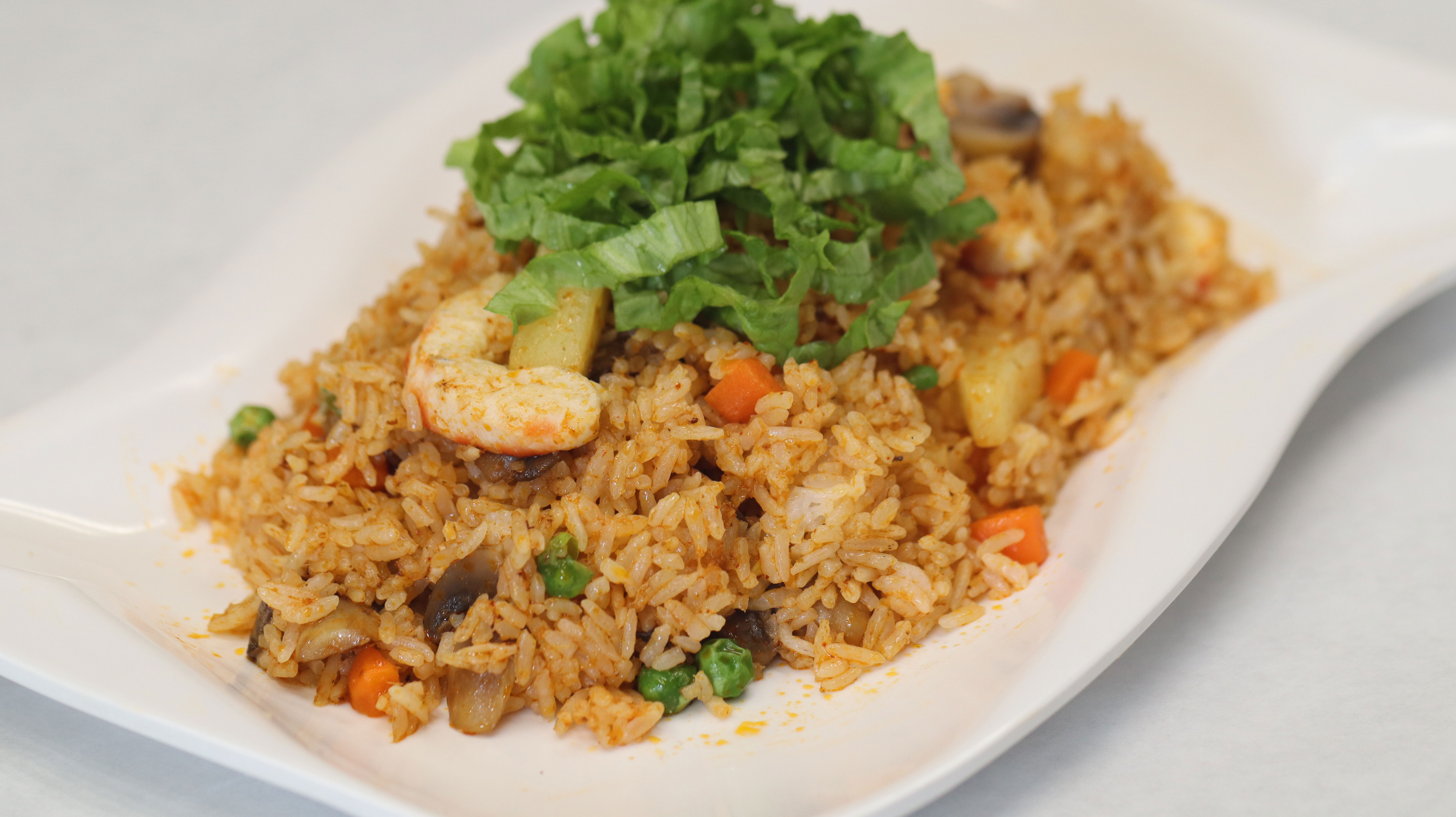 Order  40. Tom Yam Fried Rice  food online from Veggie Village store, Phoenix on bringmethat.com