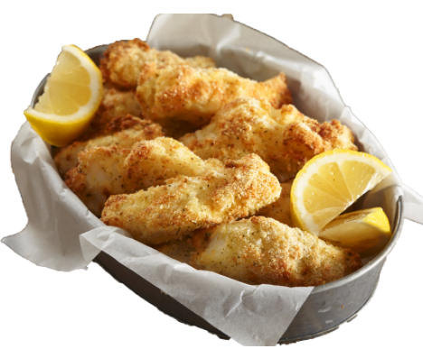 Order Fried Cod Fish Fillet Basket food online from Solo Burgers&Wings store, Dallas on bringmethat.com