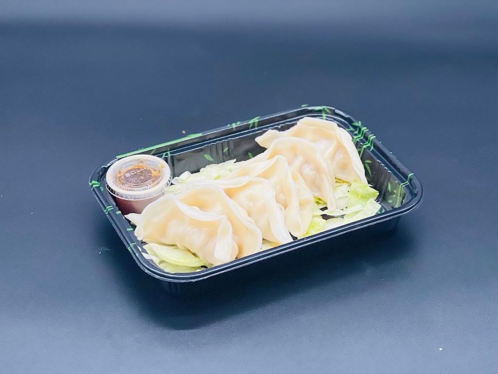 Order Steamed Gyoza Dumpling (6) food online from I Sushi Inc. store, Ridgewood on bringmethat.com