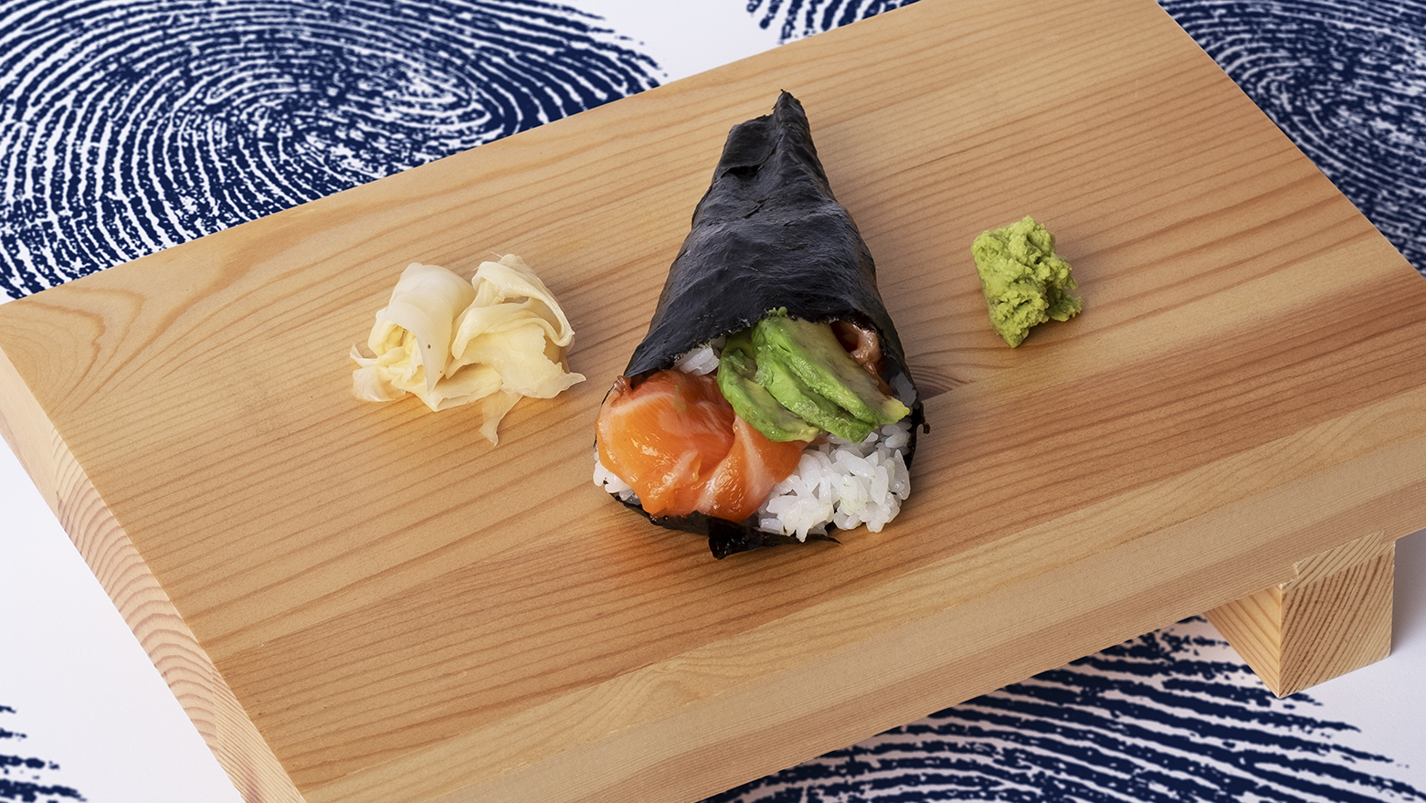 Order Salmon Hand Roll food online from Rolls Goals store, Los Angeles on bringmethat.com