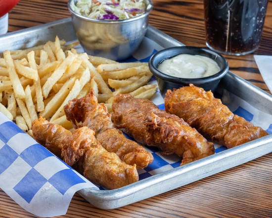Order Fish & Chips food online from Bedford Ice House store, Bedford on bringmethat.com