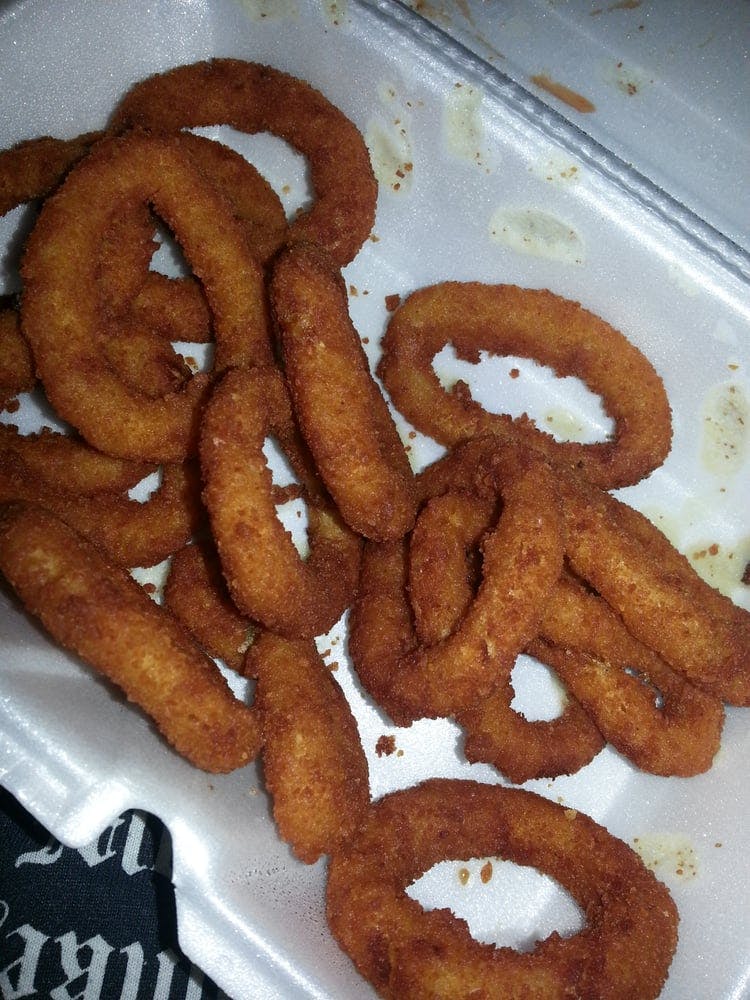 Order Onion Rings - Appetizer food online from Atomic Wings store, Jersey City on bringmethat.com