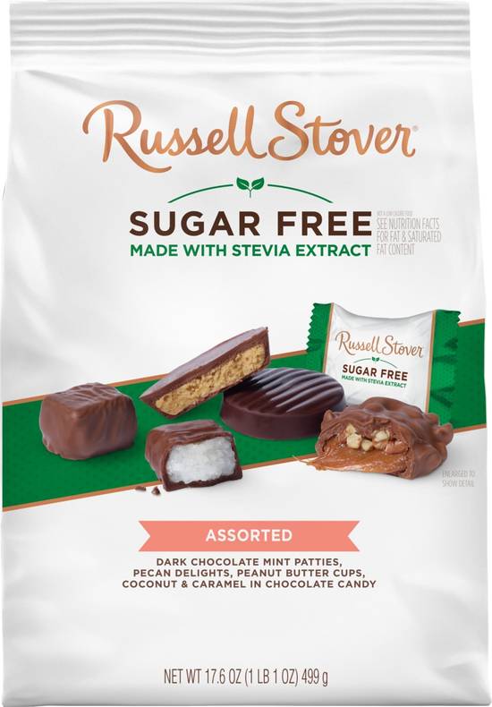 Order Russell Stover Sugar Free Chocolate Assortment with Stevia, 17.6 OZ food online from Cvs store, DES MOINES on bringmethat.com