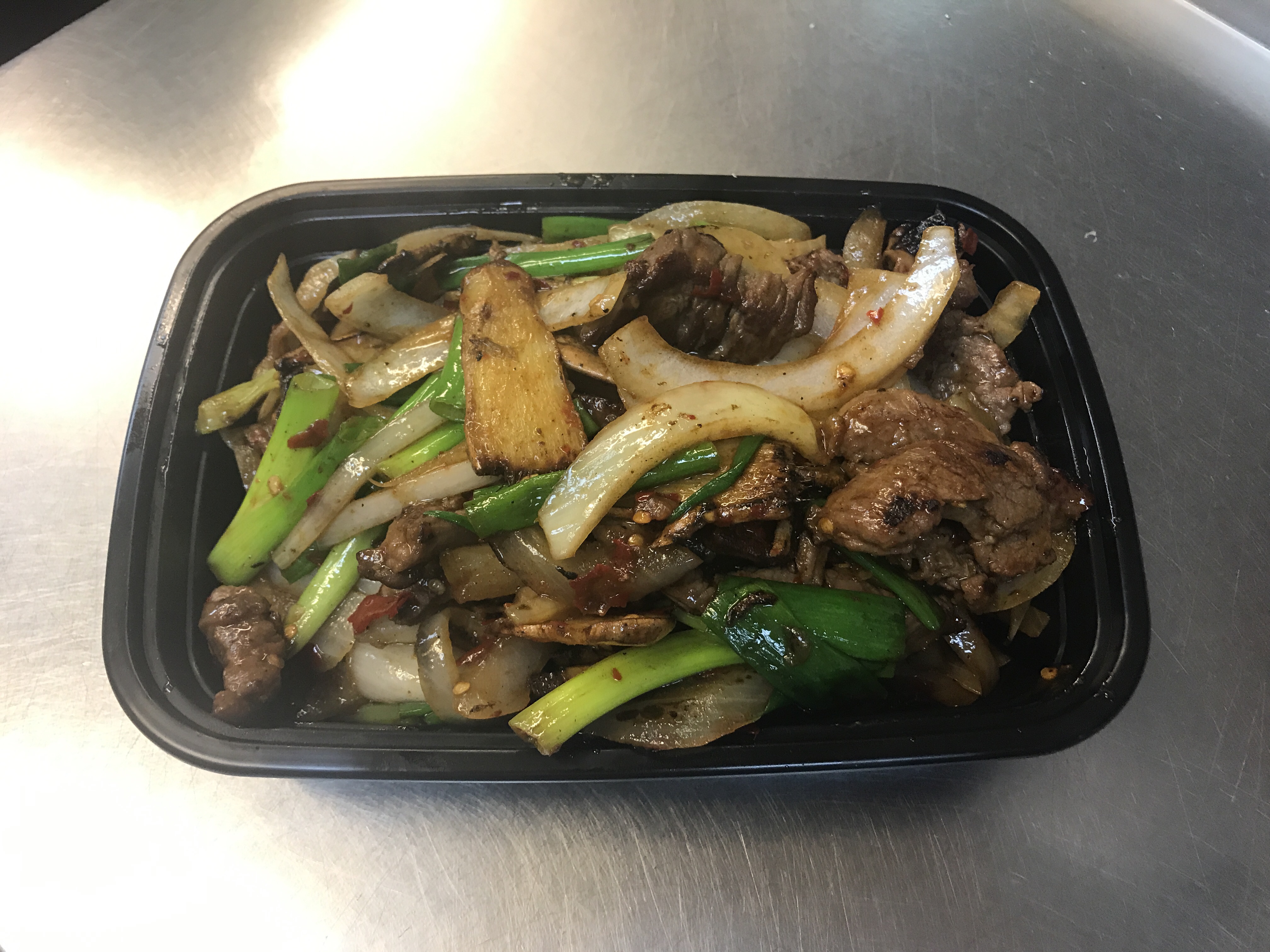 Order Mongolian Beef food online from Canton Eatery store, Boston on bringmethat.com