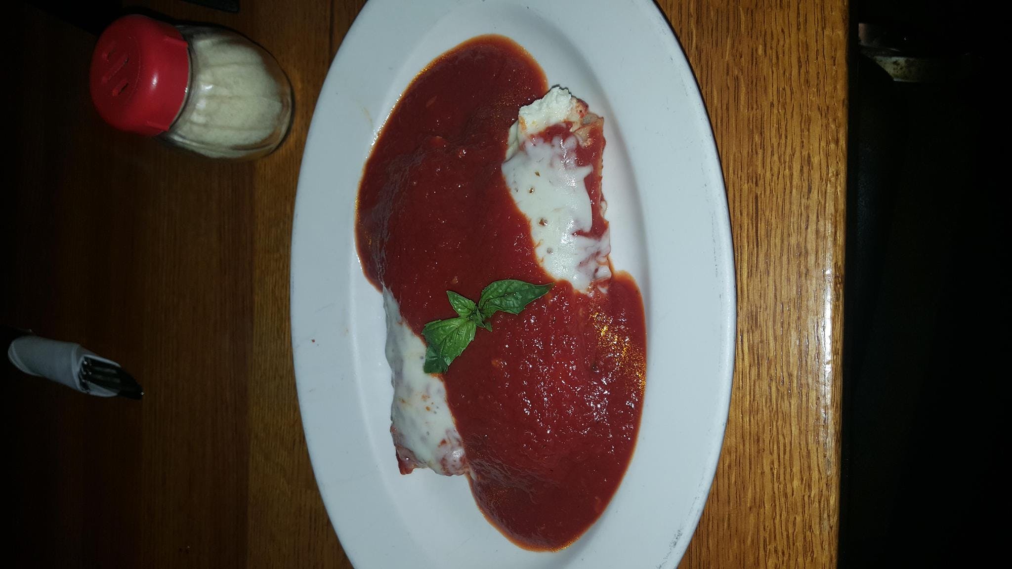 Order Cheese Manicotti - Pasta Dishes food online from Manzellas Italian Patio store, Champaign on bringmethat.com