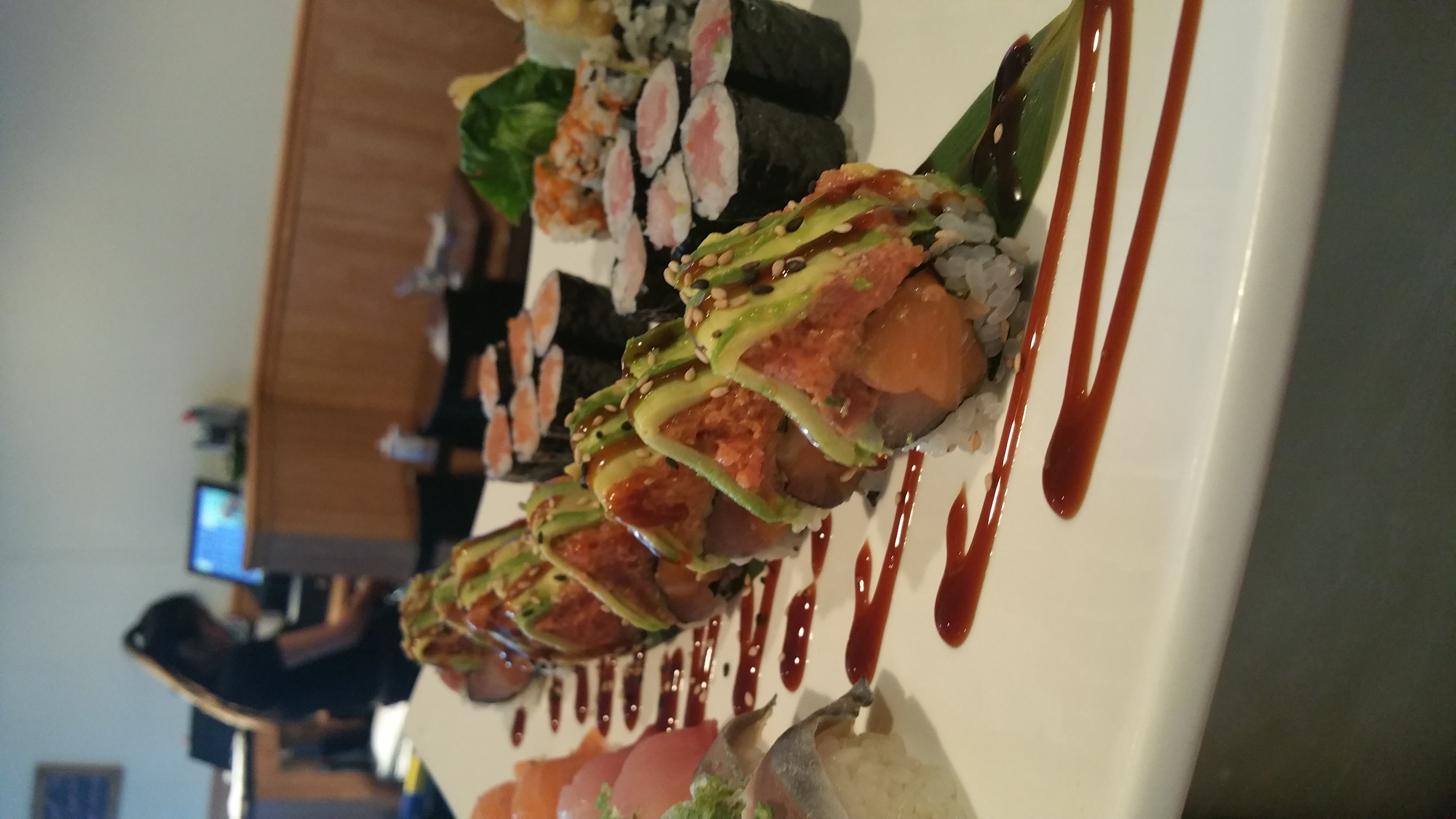 Order New Dragon Roll food online from Temaki Sushi Bar store, Media on bringmethat.com
