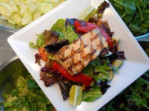 Order Grilled Salmon Salad food online from Bowl of Greens store, Phoenix on bringmethat.com