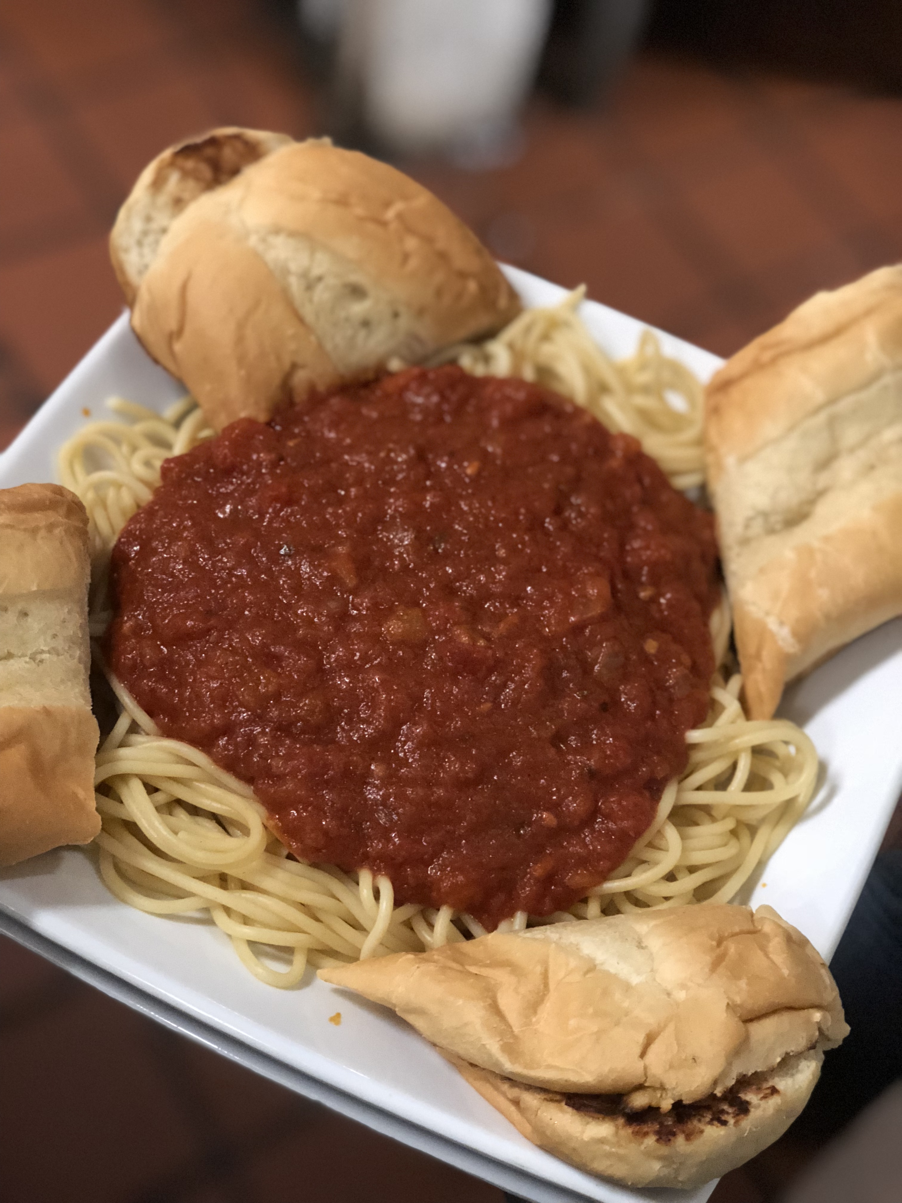 Order Pasta with Marinara Sauce food online from Dominic's Bar & Grille store, Monrovia on bringmethat.com