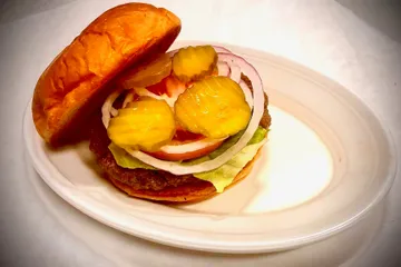 Order Beyond Meat Burger food online from Lucky Chicago Style Grill store, Round Rock on bringmethat.com