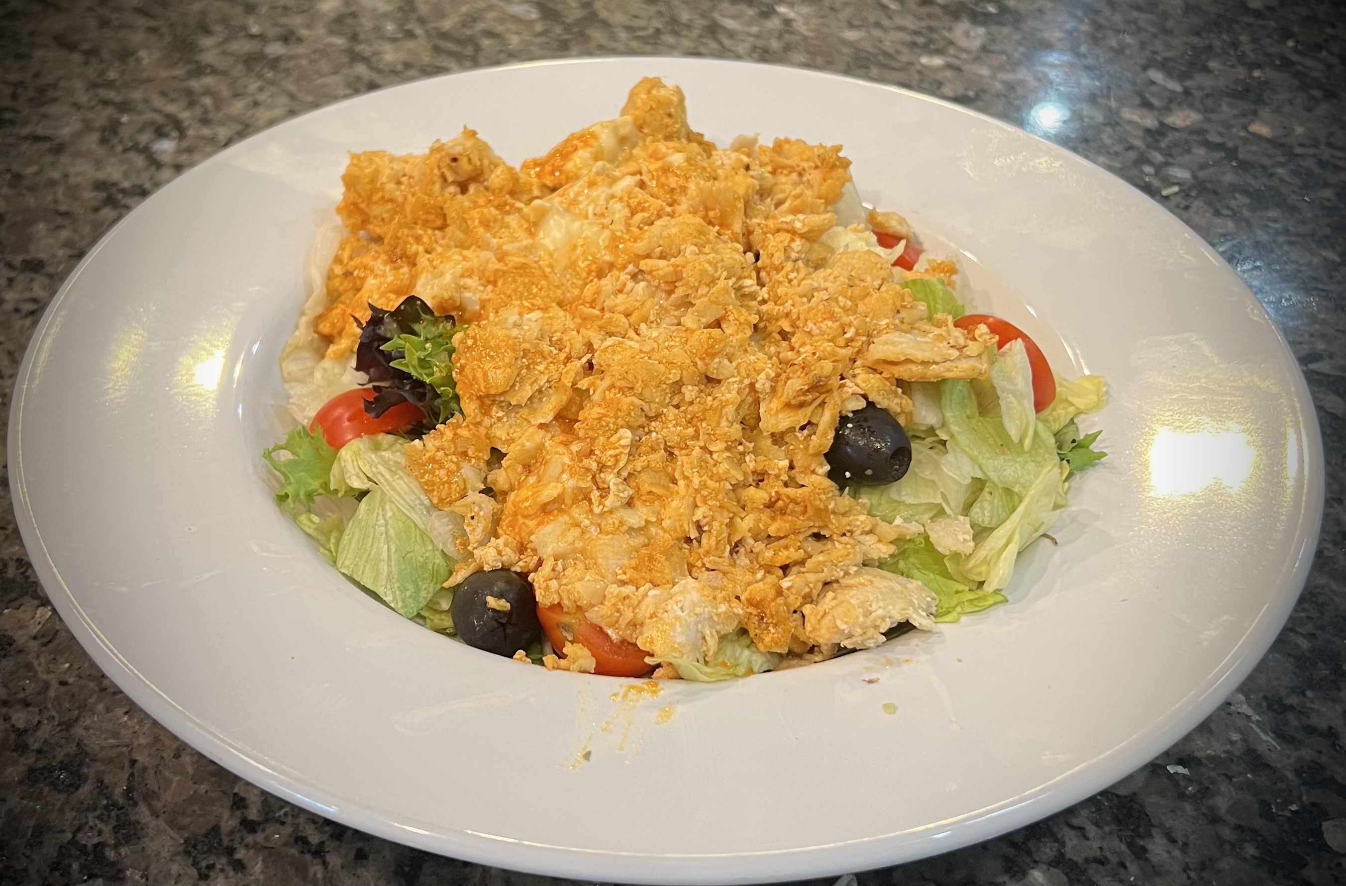 Order Buffalo Chicken Cheesesteak Salad food online from Margherita Pizzeria store, Reading on bringmethat.com