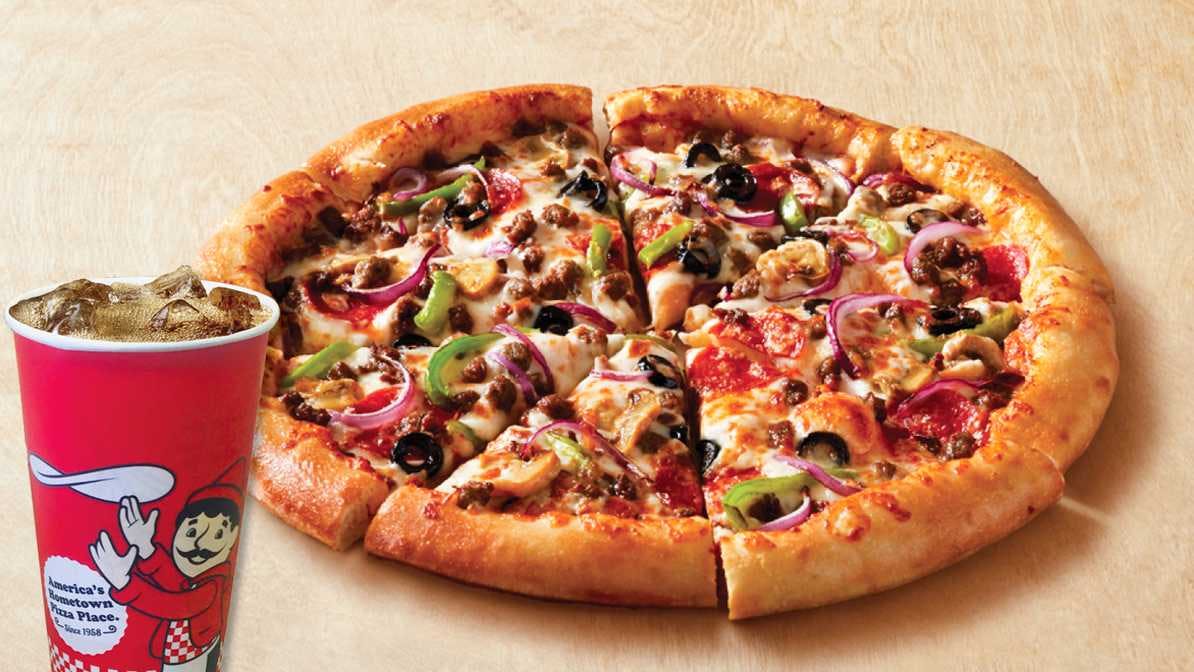 Order Supreme Max Pizza - Individual food online from Pizza Inn store, Carlsbad on bringmethat.com