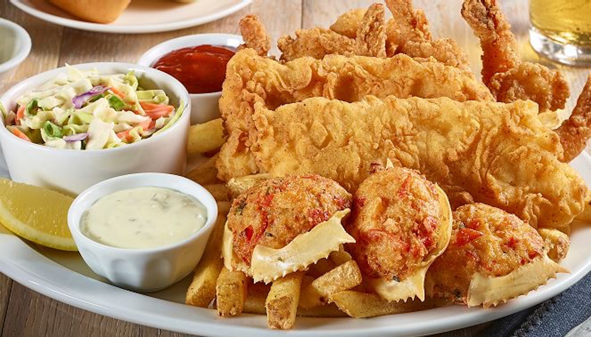 Order Seafood Combo Platter* food online from Ocharley store, Centerville on bringmethat.com