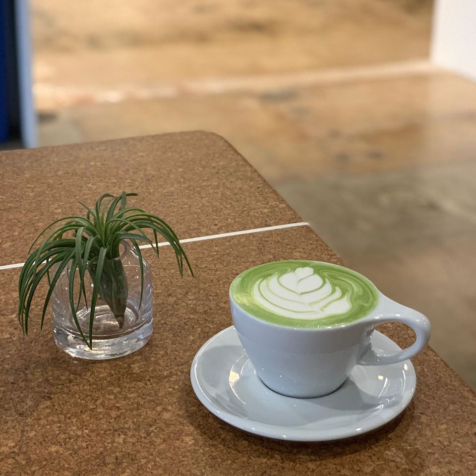 Order Matcha Latte food online from Woodshed Coffee & Tea store, Oklahoma City on bringmethat.com
