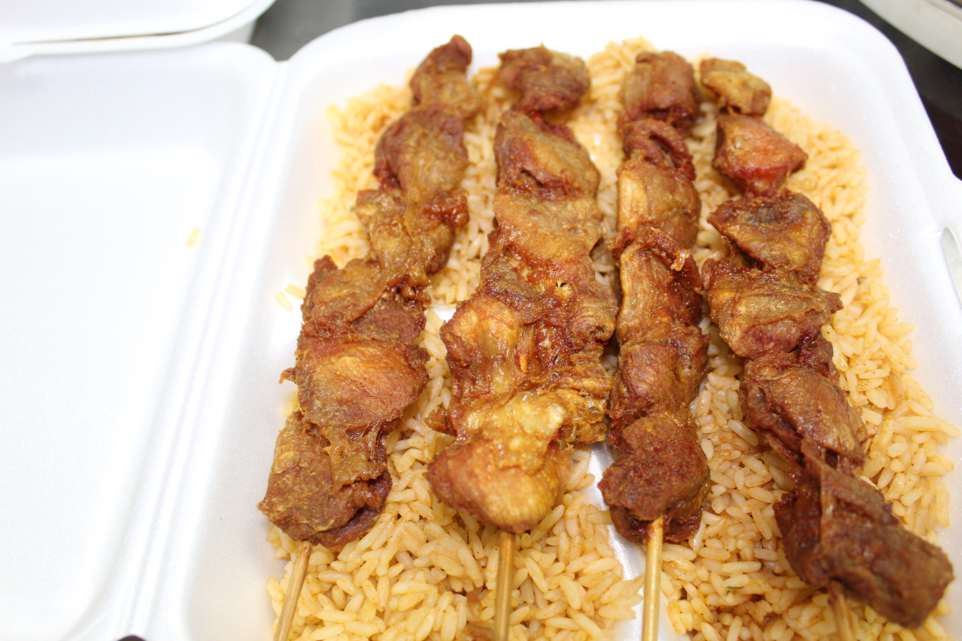 Order A5. Chicken Teriyaki with Mexican Rice food online from Yummy Taco store, Inwood on bringmethat.com