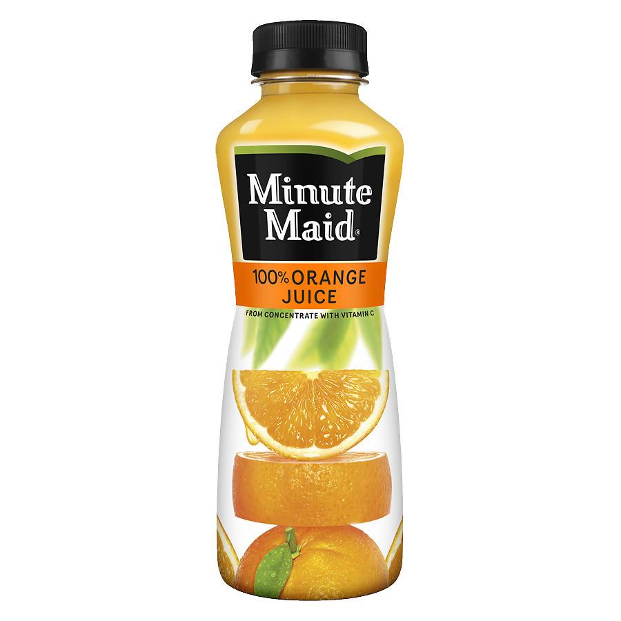Order 10 oz. Minute Maid Orange Juice food online from Tacotime store, Highland on bringmethat.com