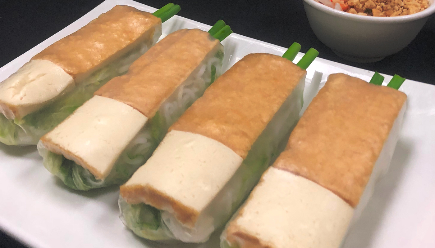Order A5. Tofu Rolls food online from Pho Rex store, Norco on bringmethat.com