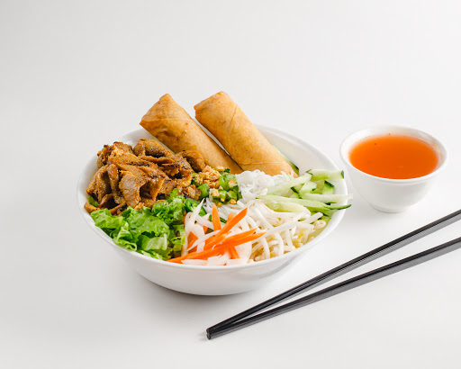 Order G3. Grilled Lemongrass Pork & Spring Roll food online from Pho & Grill store, Montgomery Village on bringmethat.com