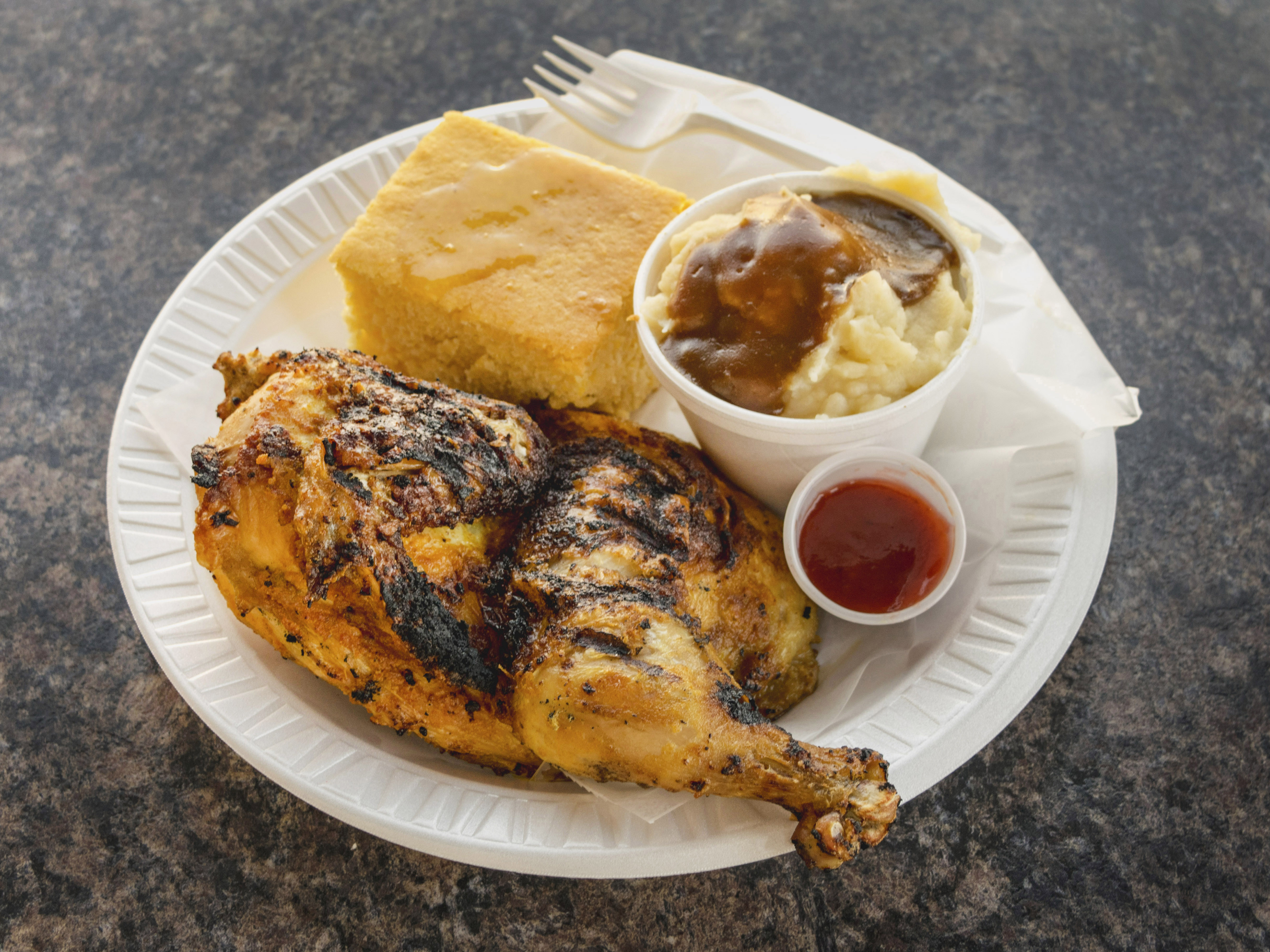 Order Flame Roast Delight 1/2 Chicken food online from Chicken Delight store, Westbury on bringmethat.com