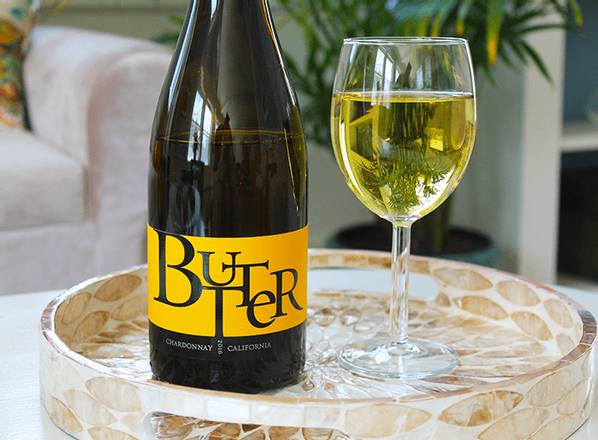Order Butter Chardonnay, 750mL wine (14.8% ABV) food online from Ogden Wine & Spirit store, Naperville on bringmethat.com