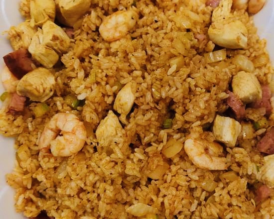 Order House Special Fried Rice food online from Ruby's Cajun store, Philadelphia on bringmethat.com