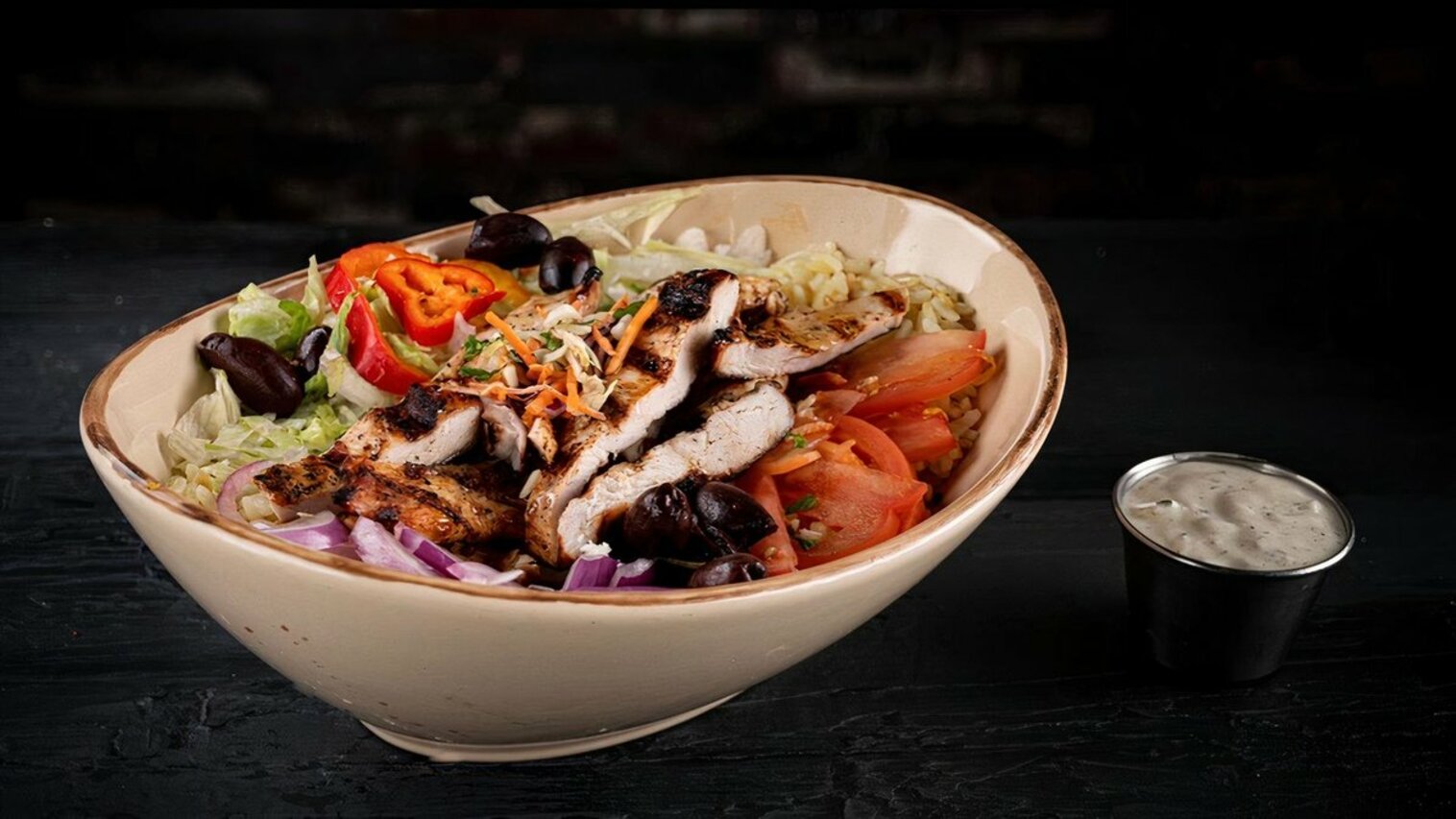 Order Rice Bowl food online from Modern Greek And Salad Bar store, Dearborn on bringmethat.com