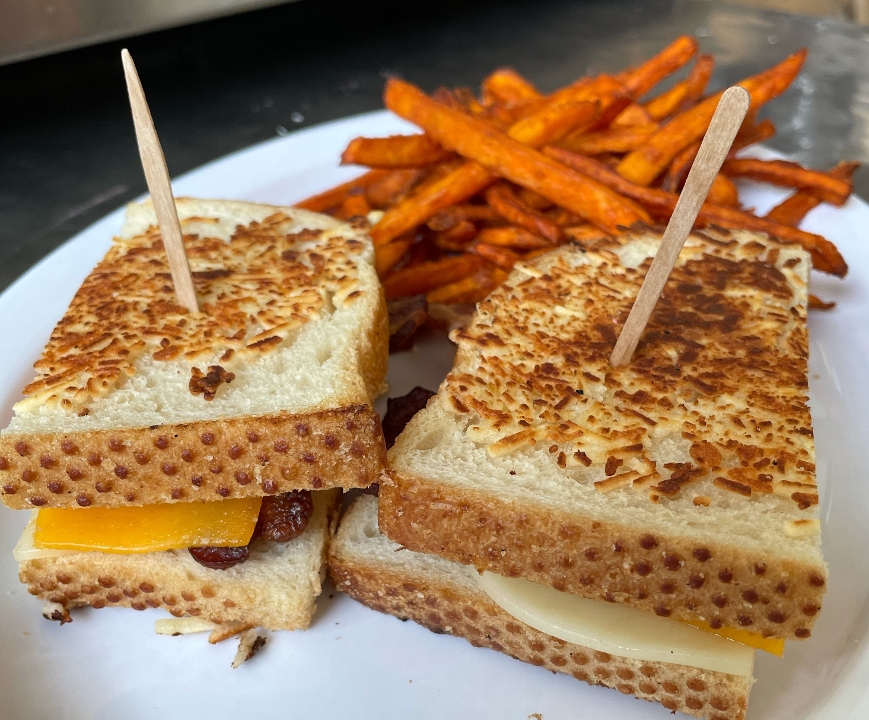 Order Loaded Grilled Cheese food online from Monkey Business store, Fullerton on bringmethat.com