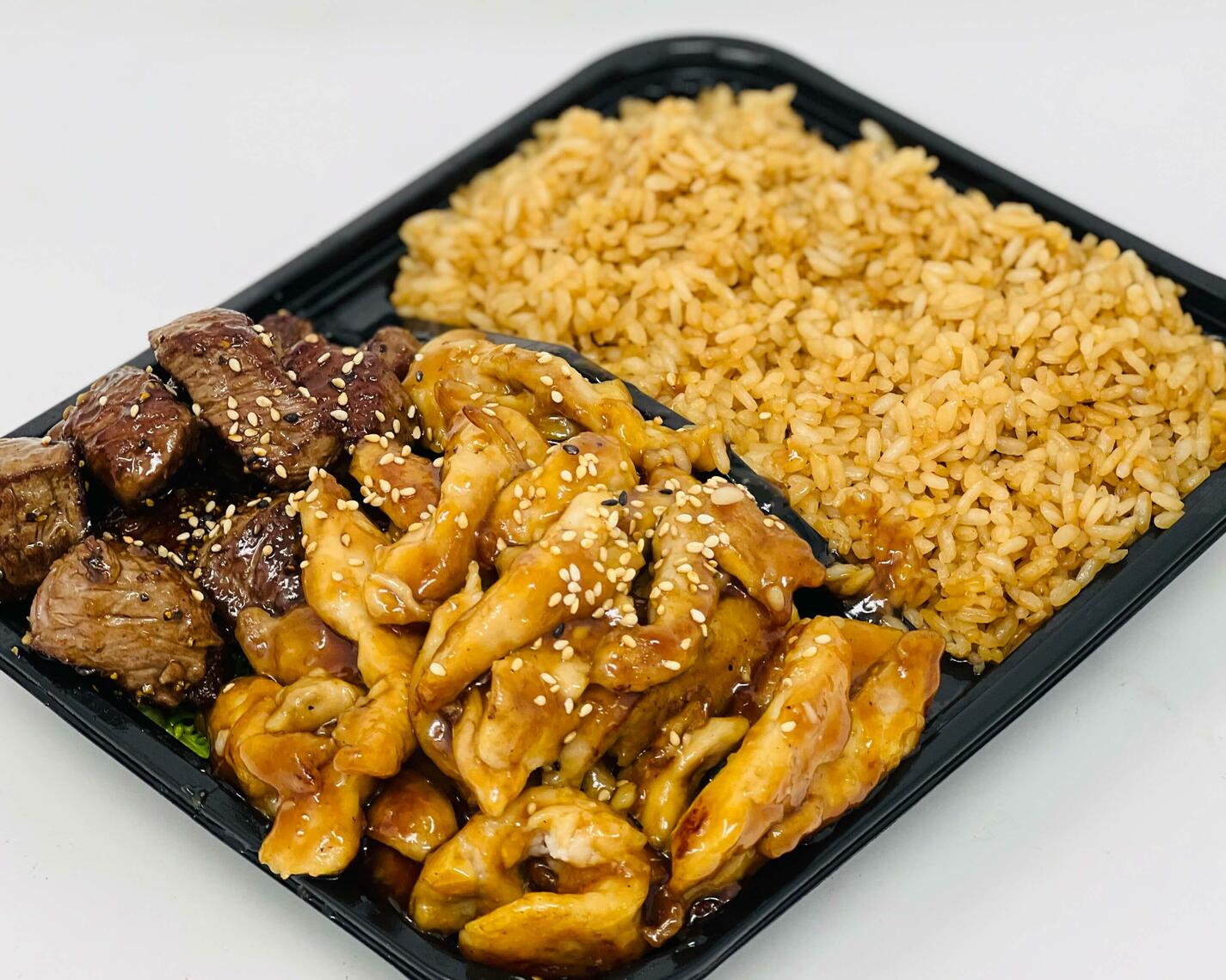 Order Hibachi Chicken & Steak food online from Mad Fish Sushi & Hibachi Grill store, Summerville on bringmethat.com