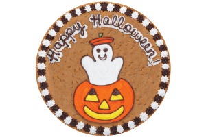 Order Ghost in Pumpkin Cookie Cake food online from American Deli on Broad St. store, Athens on bringmethat.com