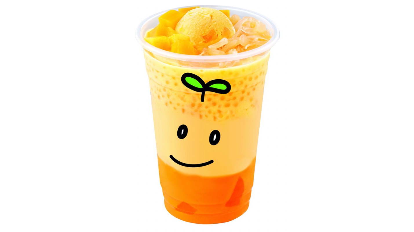 Order D3. Pomelo & Mango with Sago 杯裝楊枝金撈 food online from Hui Lau Shan store, Arcadia on bringmethat.com