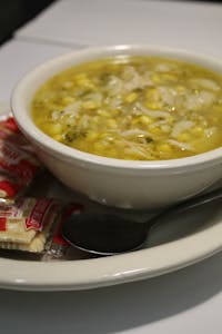 Order CHICKEN CORN AND NOODLE SOUP (BOWL) food online from Millers Country Kitchen store, Middletown on bringmethat.com
