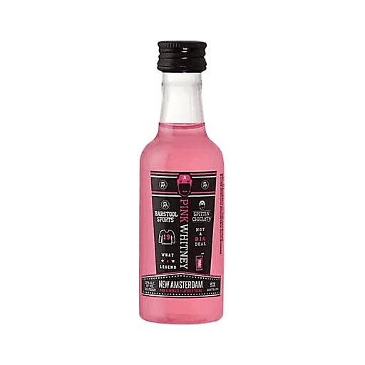 Order New Amsterdam Pink Whitney Vodka (50 ML) 130971 food online from BevMo! store, Salinas on bringmethat.com