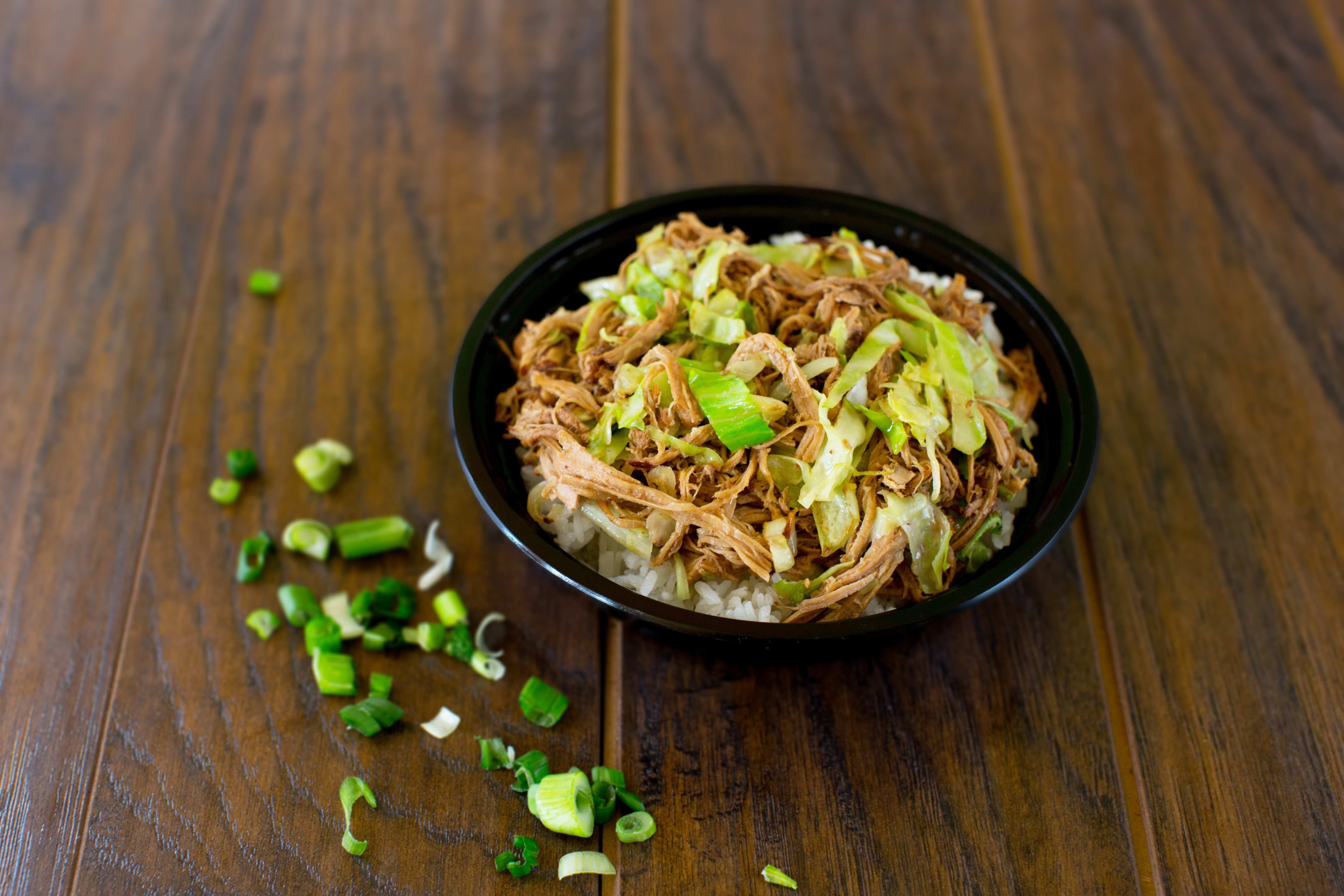 Order Kalua Pork with Cabbage Bowl food online from L&L Hawaiian Bbq store, Henderson on bringmethat.com