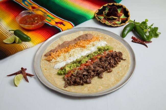 Order Build Your Own Burrito food online from Tacos N More Mexican Grill store, Chandler on bringmethat.com