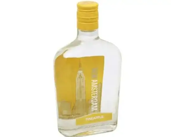 Order New Amsterdam Pineapple Flavored, 375mL vodka (35% ABV) food online from Central Liquor Market store, Los Angeles on bringmethat.com