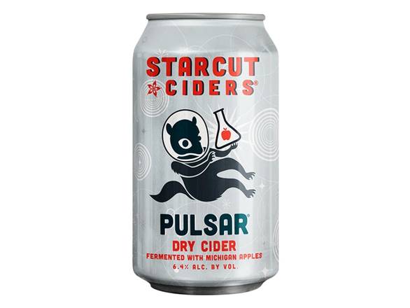 Order Starcut Pulsar Dry Cider - 6x 12oz Cans food online from Rayan Discount Liquors store, CHICAGO on bringmethat.com
