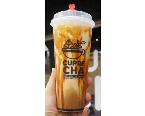 Order Coffeeholic Brown Sugar (Boba) food online from Cup Of Cha Tea House store, Monrovia on bringmethat.com