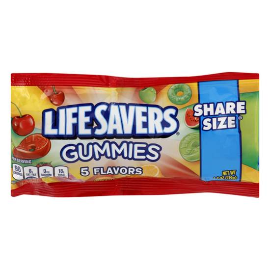 Order Life Savers Gummies - 5 Flavors Share Size food online from IV Deli Mart store, Goleta on bringmethat.com
