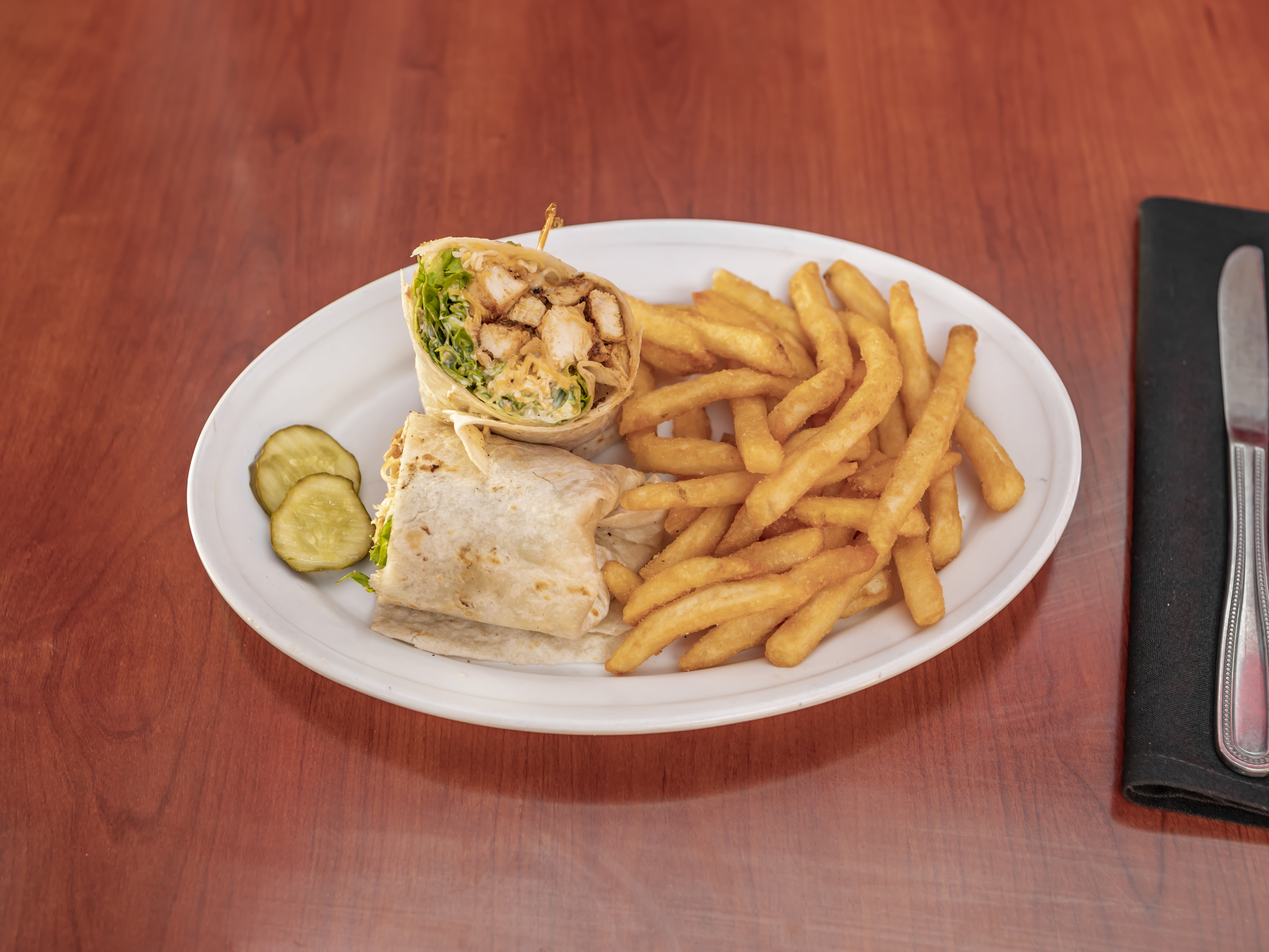 Order Buffalo Chicken Wrap food online from Firehouse Bar & Grill store, St. Louis on bringmethat.com