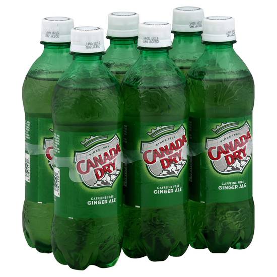 Order Canada Dry Ginger Ale Bottles (16.9 oz x 6 ct) food online from Rite Aid store, Corona Del Mar on bringmethat.com