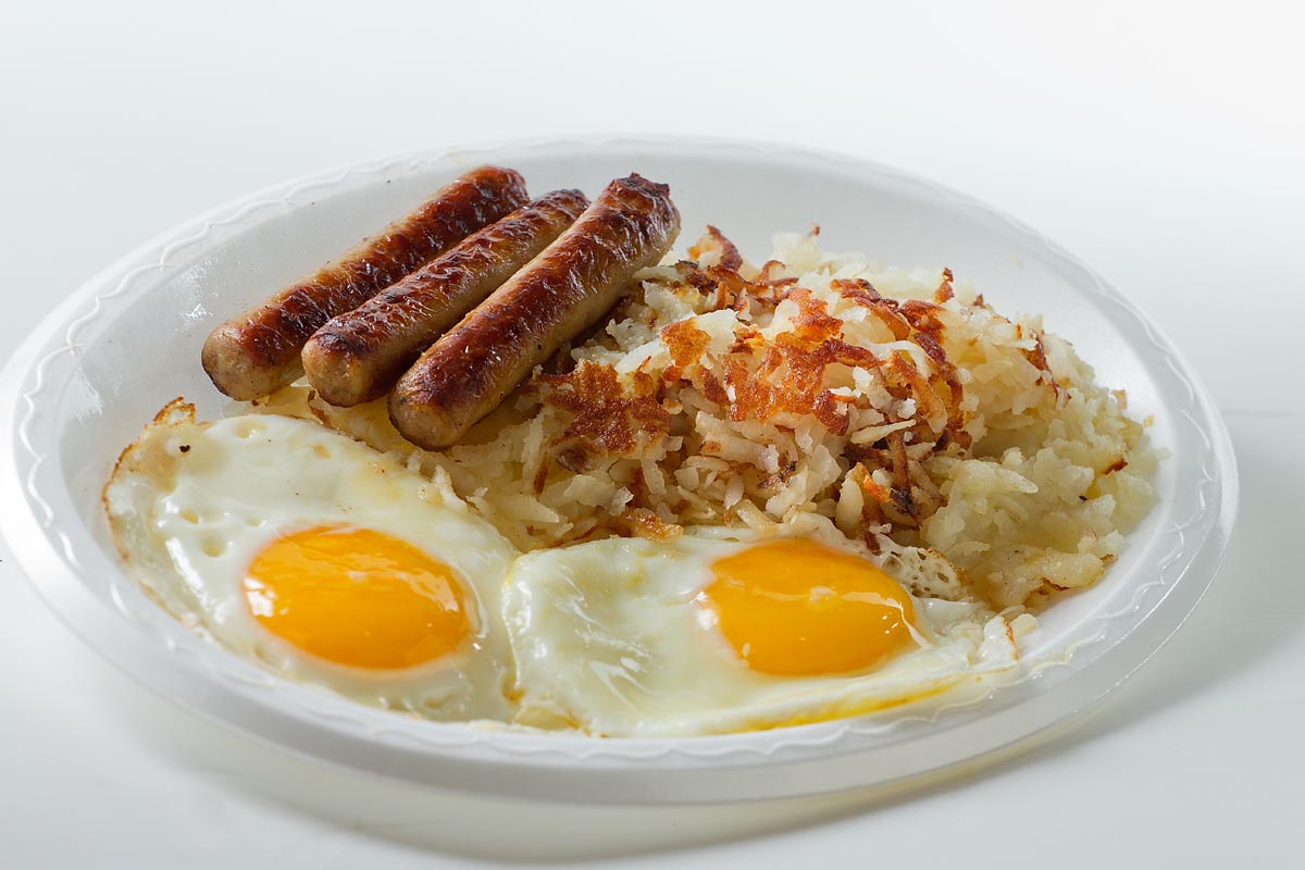 Order Sausage and Eggs with Hashbrowns food online from Billy Goat Tavern store, Chicago on bringmethat.com
