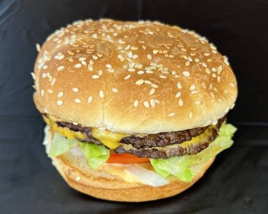 Order Double Cheeseburger food online from Pita Wraps Mediterranean Grill store, Surprise on bringmethat.com