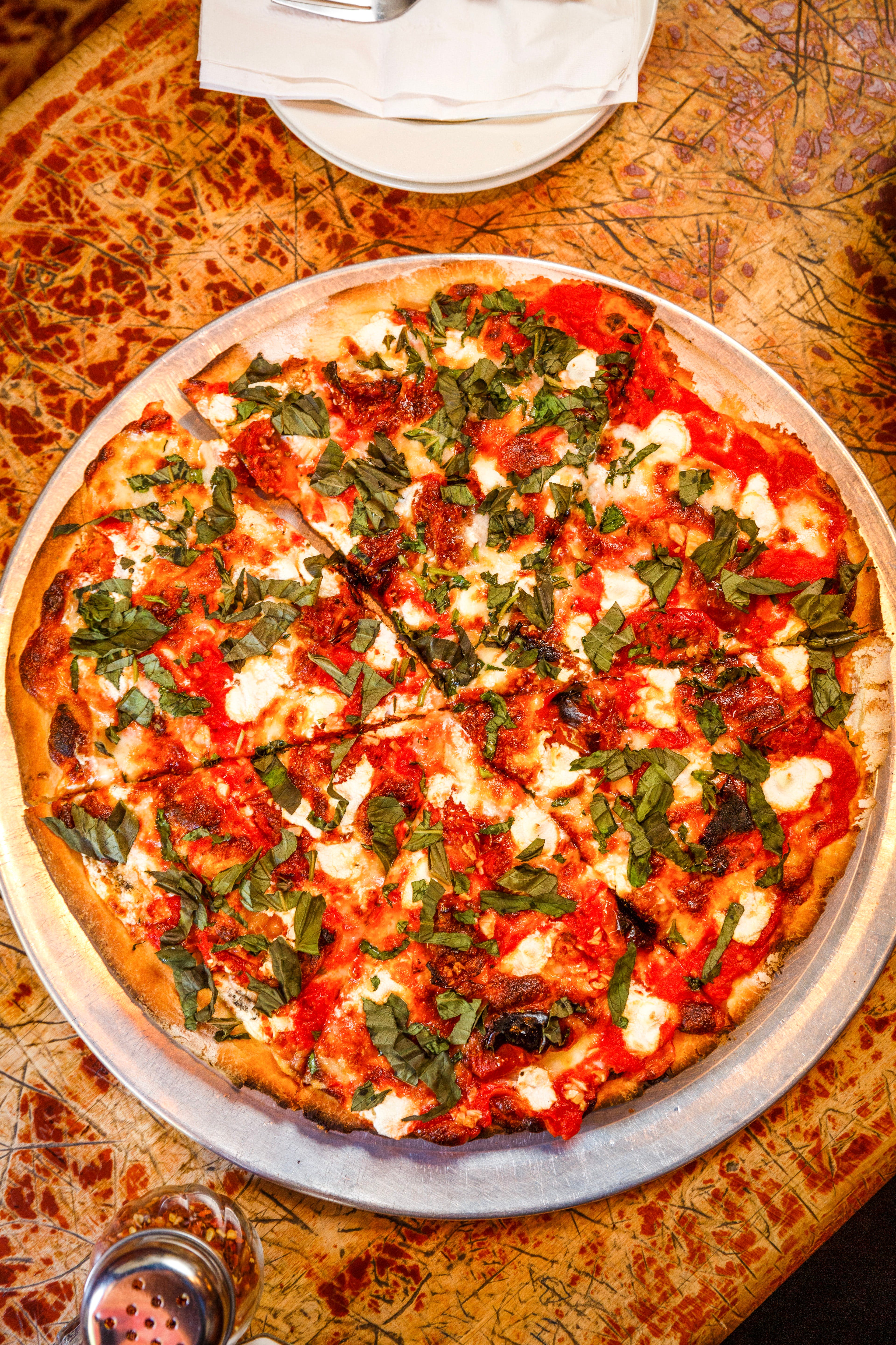 Order The Sasso Pizza - Medium 14'' (6 Slices) food online from John Of Bleecker Street store, New York on bringmethat.com