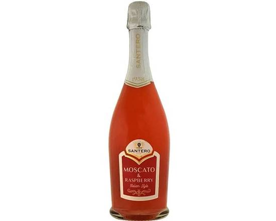 Order  Santero Moscato & Raspberry 750ml food online from House Of Wine store, New Rochelle on bringmethat.com